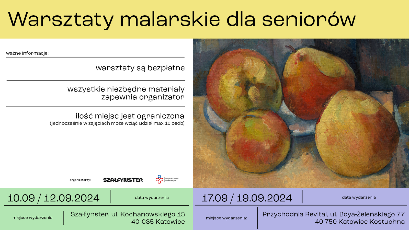 warsztaty malarskie dla seniorów